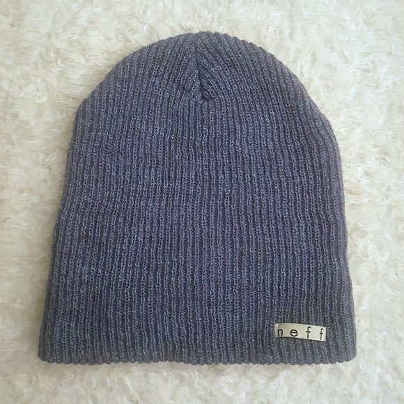 Neff Unisex Purple Blue Classic Beanie - Picture 2 of 3